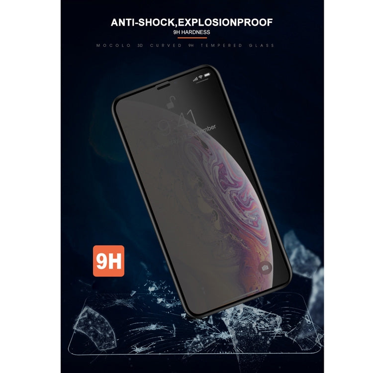 mocolo 適用於iPhone 11 Pro / XS / X 0.33mm 9H 3D全屏防窺鋼化玻璃保護膜