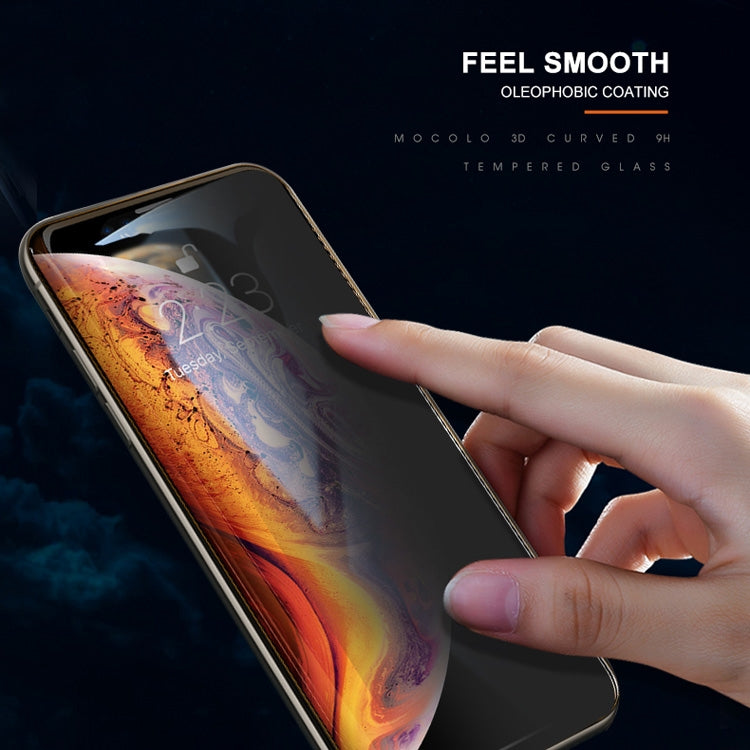 mocolo 適用於iPhone 11 Pro / XS / X 0.33mm 9H 3D全屏防窺鋼化玻璃保護膜
