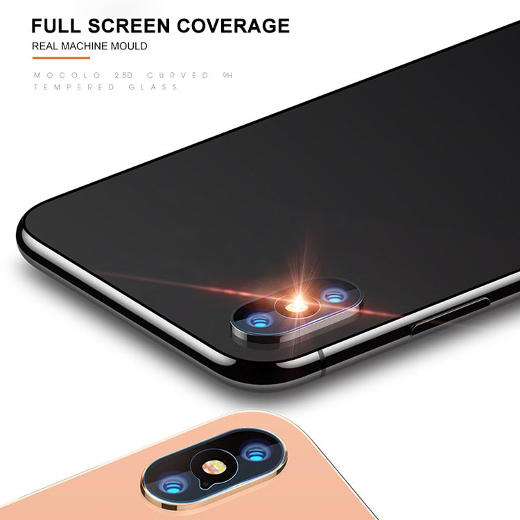 mocolo 適用於iPhone XS / X 0.15mm 9H 2.5D鋼化玻璃鏡頭膜