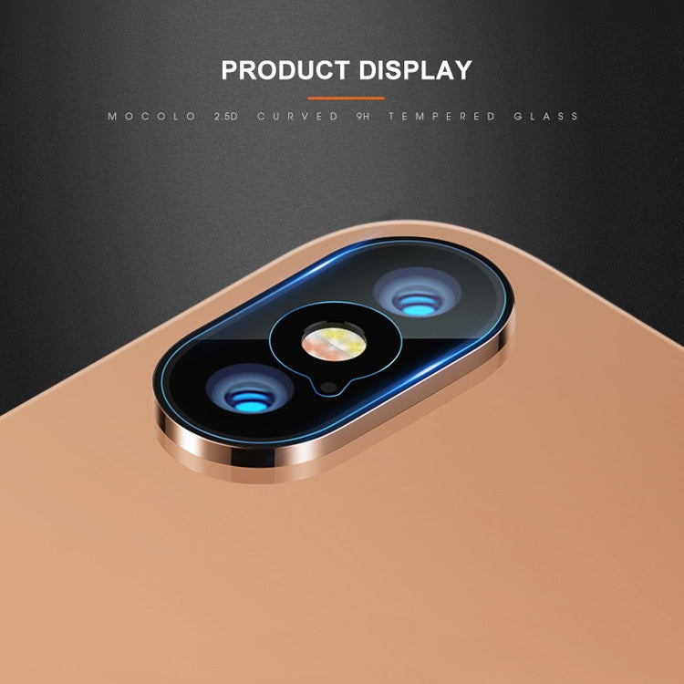 mocolo 適用於iPhone XS / X 0.15mm 9H 2.5D鋼化玻璃鏡頭膜