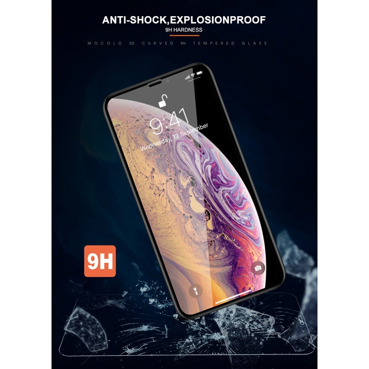 mocolo 適用於iPhone XS / X 0.33mm 9H 3D全屏鋼化玻璃保護膜