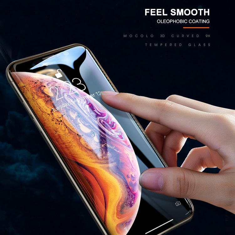 mocolo 適用於iPhone XS / X 0.33mm 9H 3D全屏鋼化玻璃保護膜