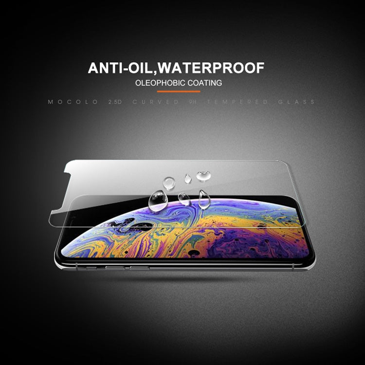mocolo 適用於iPhone XS / X 0.33mm 9H 2.5D鋼化玻璃保護膜