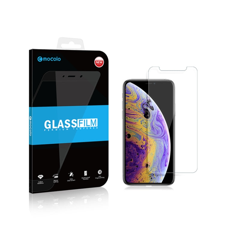 mocolo 適用於iPhone XS / X 0.33mm 9H 2.5D鋼化玻璃保護膜