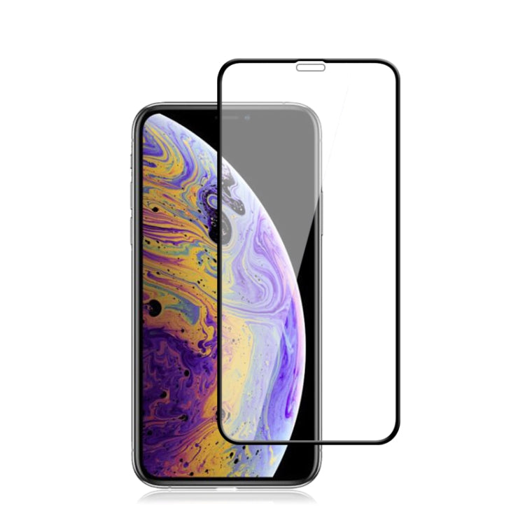 mocolo 適用於iPhone XS / X 0.33mm 9H 2.5D絲印全屏鋼化玻璃保護膜