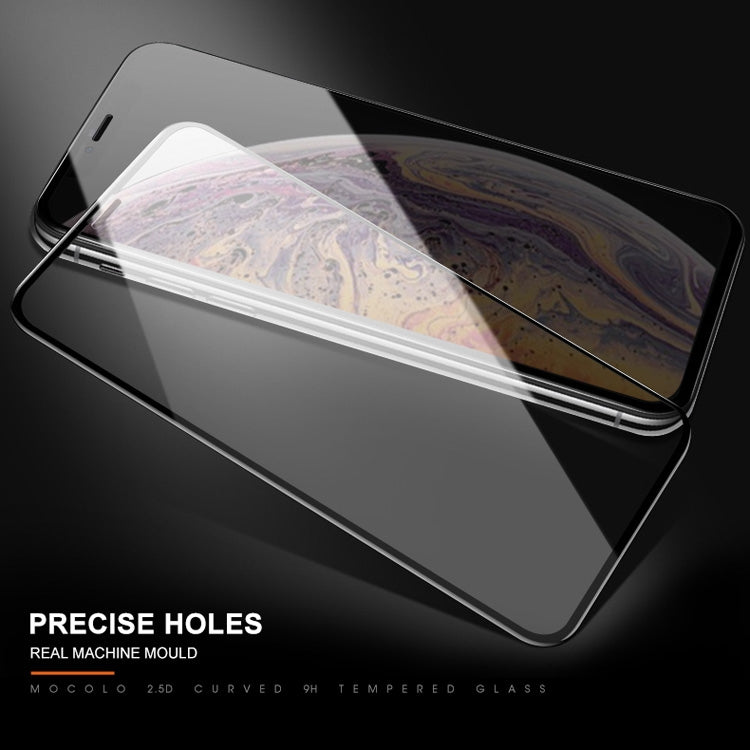 mocolo 適用於iPhone XS / X 0.33mm 9H 2.5D絲印全屏鋼化玻璃保護膜