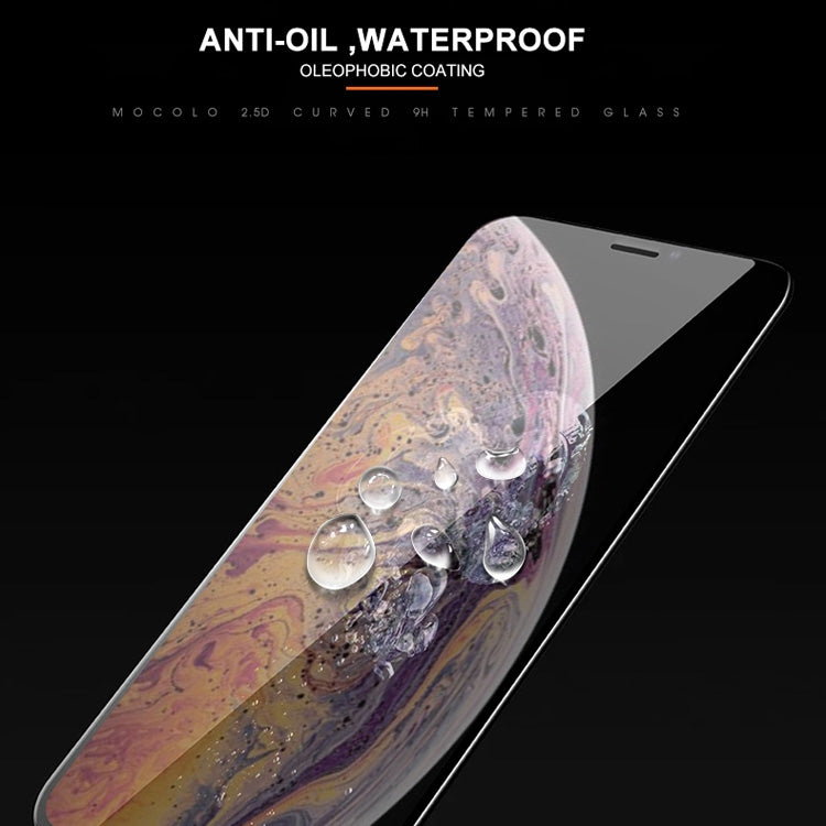 mocolo 適用於iPhone XS / X 0.33mm 9H 2.5D絲印全屏鋼化玻璃保護膜