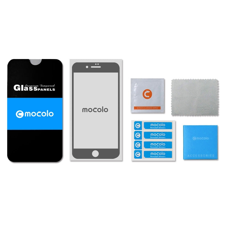 mocolo 適用於iPhone XS / X 0.33mm 9H 2.5D絲印全屏鋼化玻璃保護膜