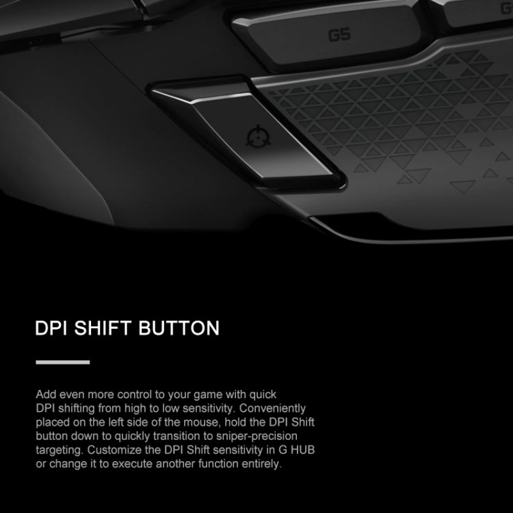 羅技 G502 HERO 有線遊戲鼠標帶11個按鍵，線長：2.1m