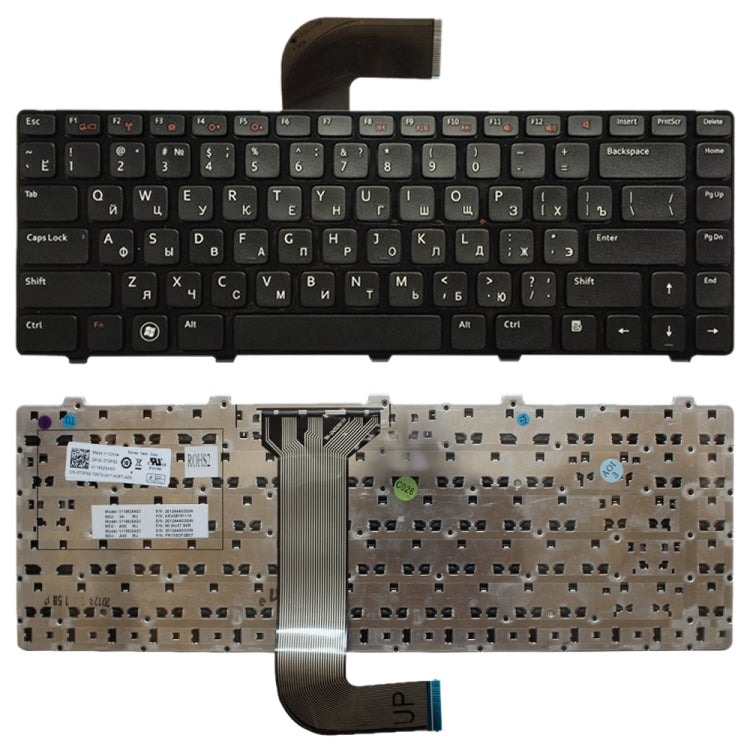 DELL Inspiron 14R N4110 M4110 N4050 M4040 N5050 M5050 M5040 N5040 3330 X501LX502L P17S P18 N4120 M4120 L502X 俄語鍵盤