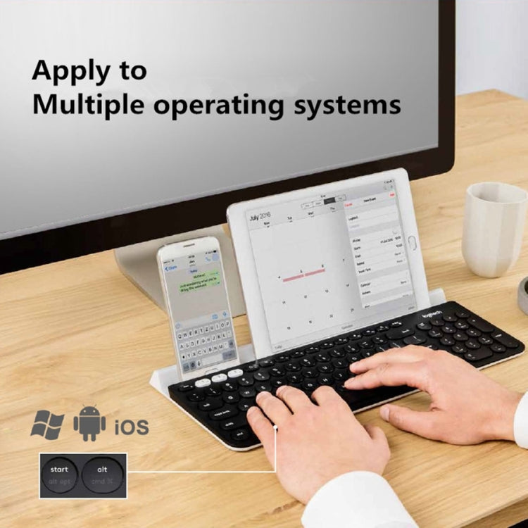 羅技 K780 多設備藍牙+Unifying雙模式無線鍵盤帶支架