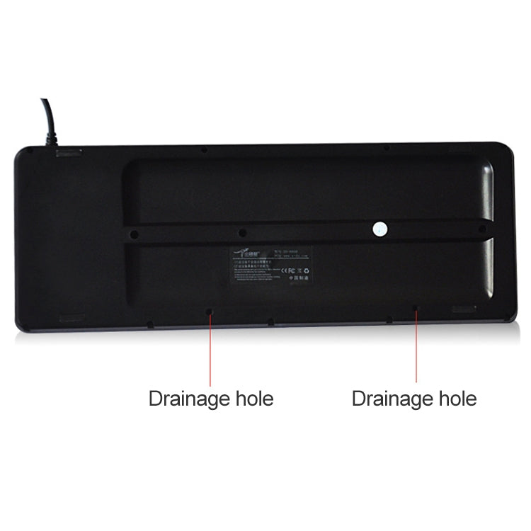 DS-8800 PS/2接口 防水濺鐳雕字符一體式有線觸控板鍵盤，線長：1.5m