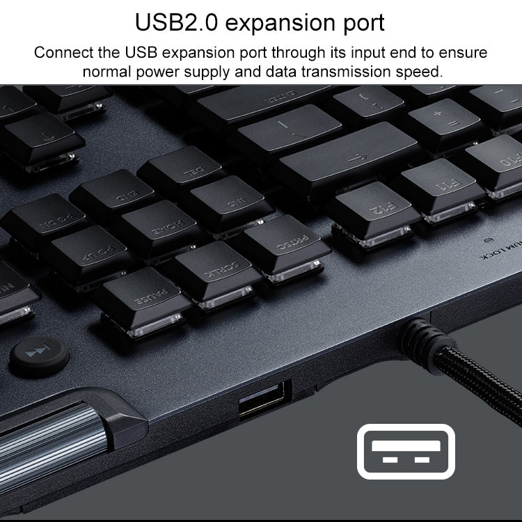 羅技 G813 RGB 机械有線遊戲鍵盤 , 線長：1.8米