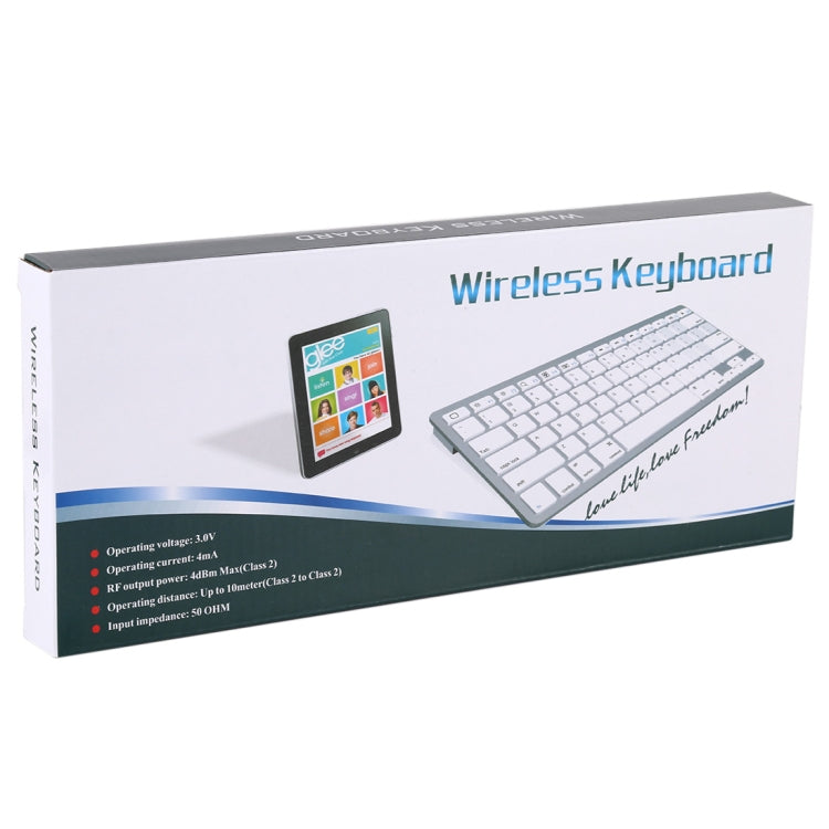WB-8022 Ultra-thin Wireless Bluetooth Keyboard, Portuguese Keys