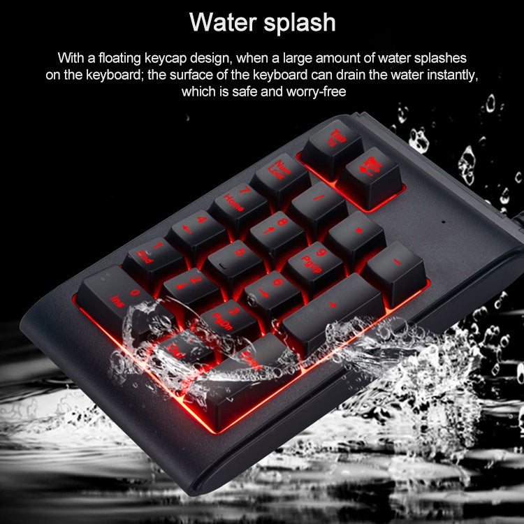 MC Saite 529 19鍵有線三色背光数字鍵盤