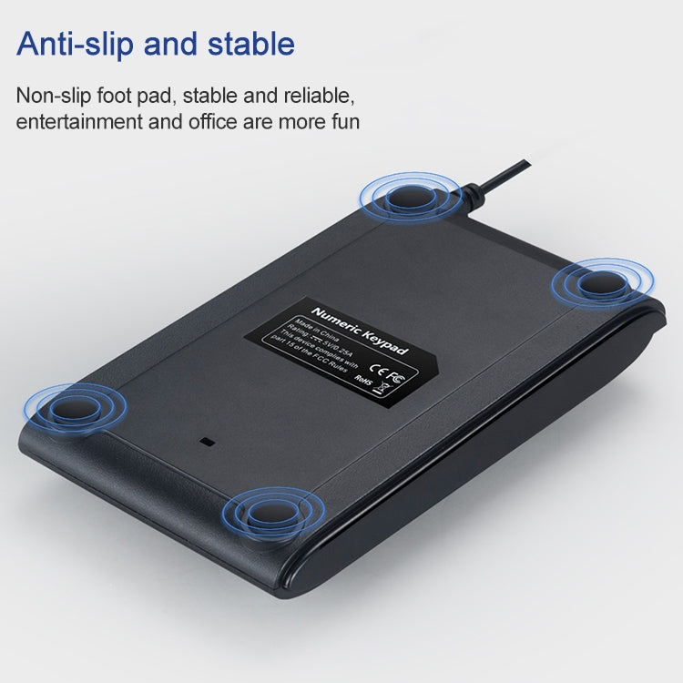 MC Saite 529 19鍵有線三色背光数字鍵盤