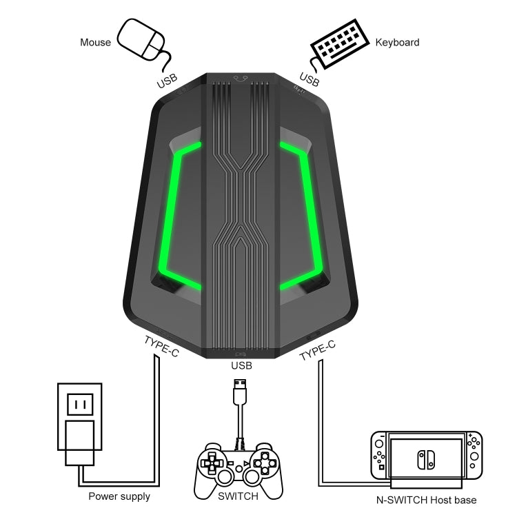 HXSJ P6 鍵盤鼠標轉換器