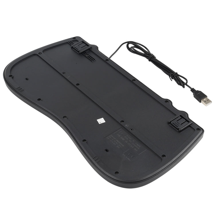 KB-301B 多媒體筆記本迷你有線鍵盤，英文版