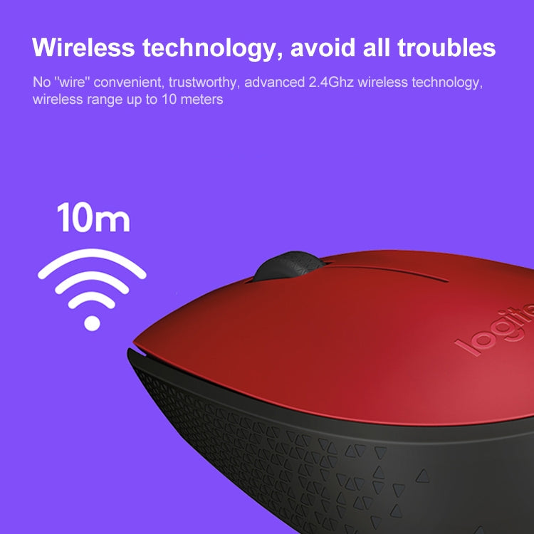 Logitech M170 1000DPI USB 無線鼠標 帶無線2.4G接收器