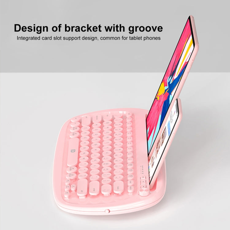 富德 K520t 迷你三模無線藍牙鍵盤