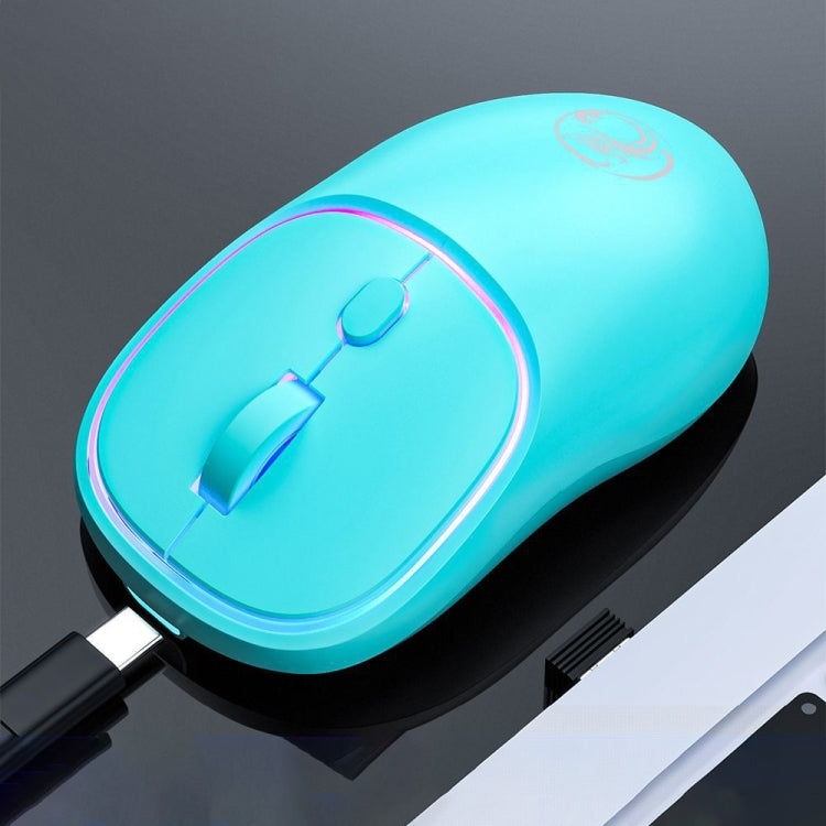 iMICE W-618 4按鍵 1600 DPI 2.4GHz 藍牙雙模充電靜音無線鼠標