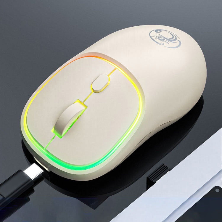 iMICE W-618 4按鍵 1600 DPI 2.4GHz 藍牙雙模充電靜音無線鼠標