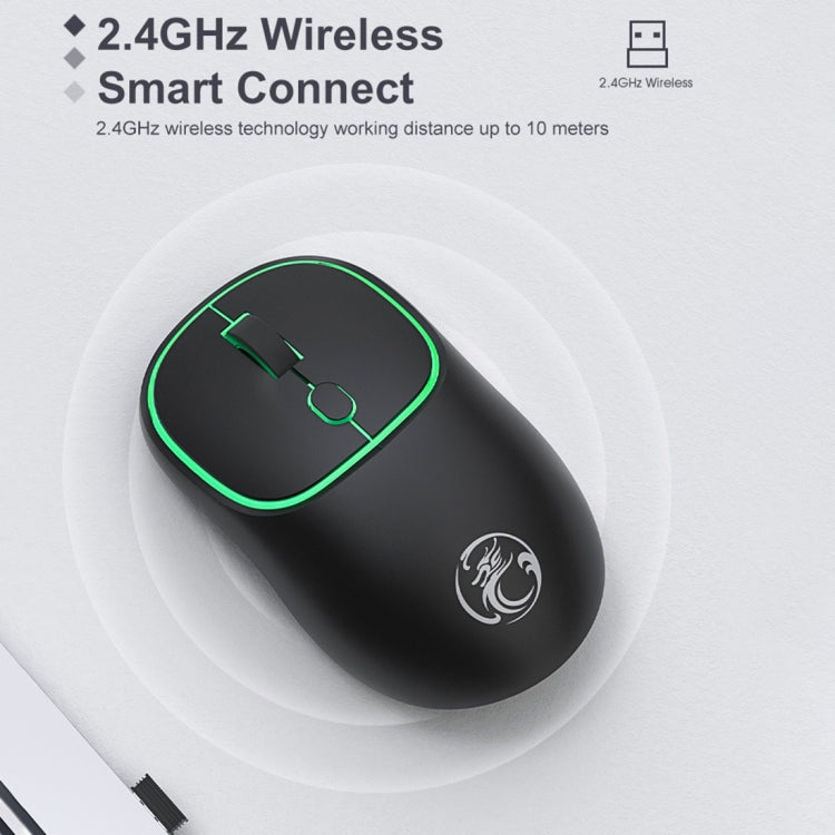iMICE W-618 4按鍵 1600 DPI 2.4GHz 藍牙雙模充電靜音無線鼠標