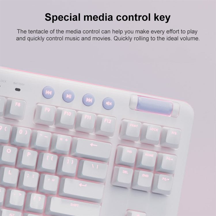 Logitech Aurora G713 RGB Wired Game E-sports 87-key Mechanical Keyboard with Palm Support, Tea Shaft