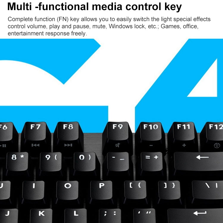羅技 G412 SE 有線遊戲電競104鍵机械靜音鍵盤
