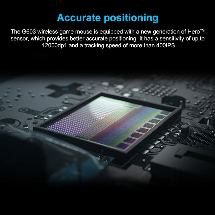 羅技 G603 Hero LIGHTSPEED 12000DPI 2.4GHz無線藍牙雙模鼠標
