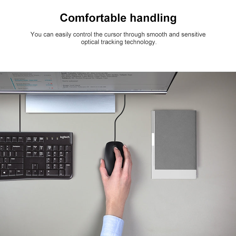 羅技 M110 1000DPI 光電靜音有線鼠標