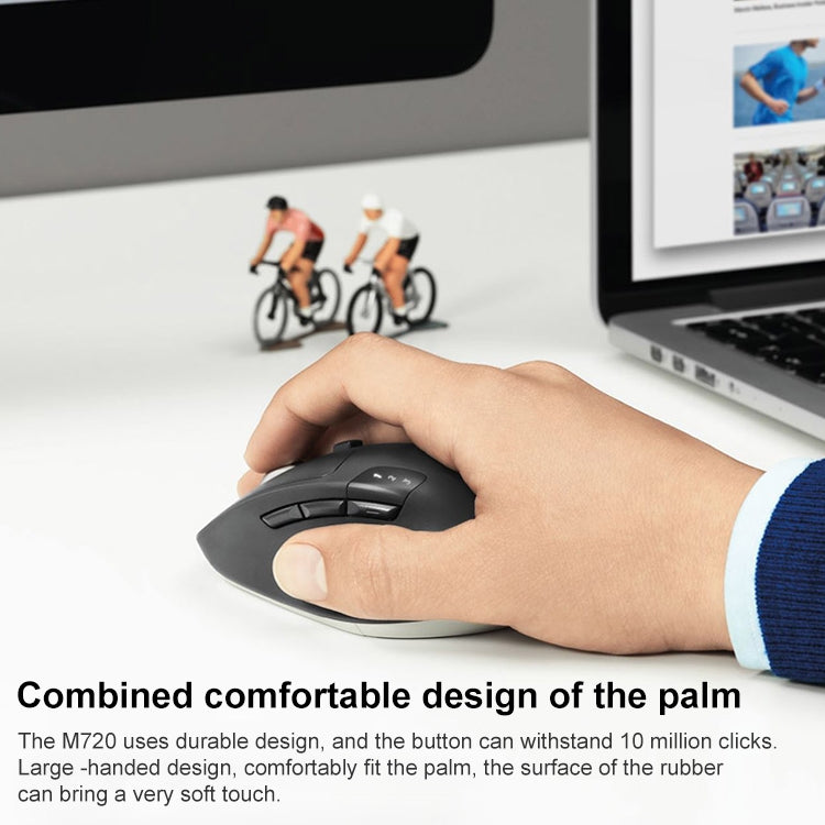 羅技 M720 1000DPI 2.4GHz無線藍牙多模鼠標