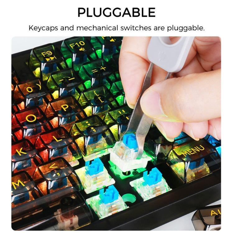 AULA F2183 RGB無線藍牙鍵盤