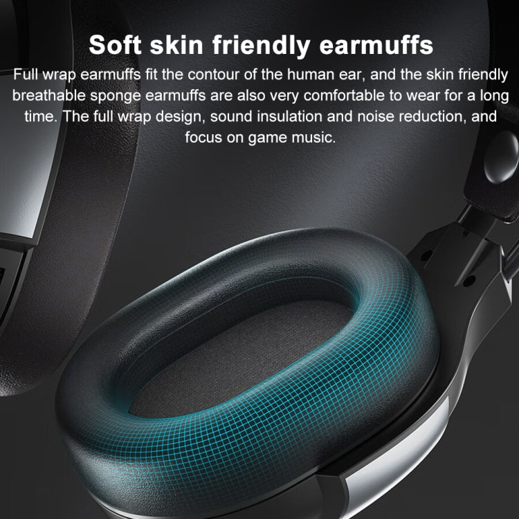 狼蛛 S503頭戴式RGB有線電競遊戲耳機