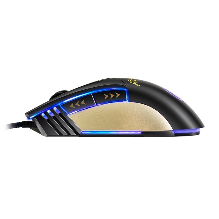 Apedra iMICE A5 高精度遊戲鼠標 LED四色控制呼吸燈USB 7按鈕3200 DPI有線光學遊戲鼠標