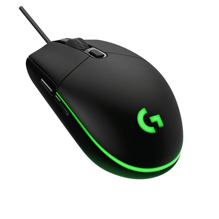 羅技 G102 6鍵RGB發光6000DPI五檔可調有線光電遊戲鼠標，線長：2m