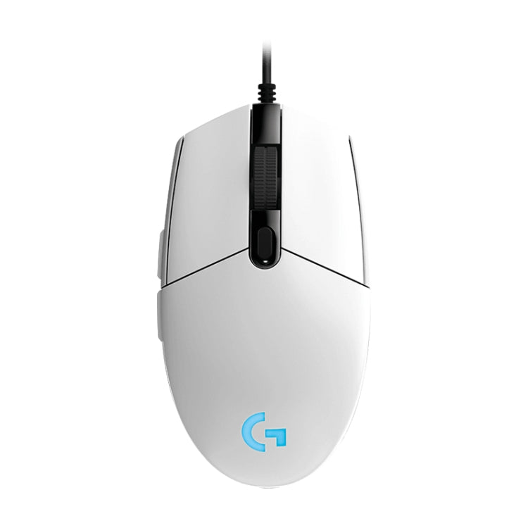 羅技 G102 6鍵RGB發光6000DPI五檔可調有線光電遊戲鼠標，線長：2m