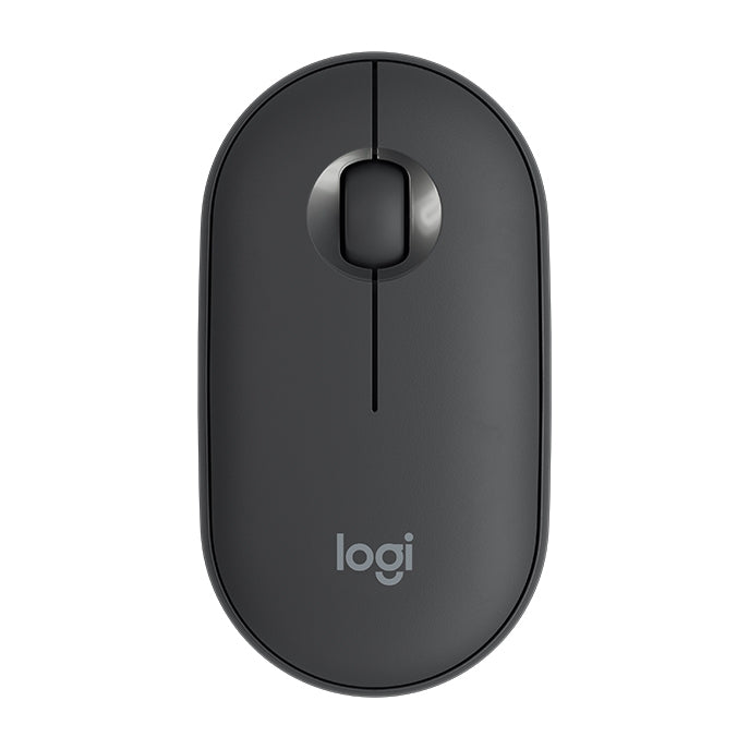 羅技 Pebble 鵝卵石造型輕薄3鍵1000DPI靜音無線藍牙光電鼠標，無線範圍：10m