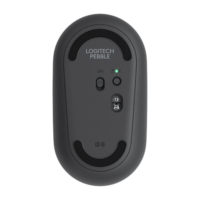 羅技 Pebble 鵝卵石造型輕薄3鍵1000DPI靜音無線藍牙光電鼠標，無線範圍：10m