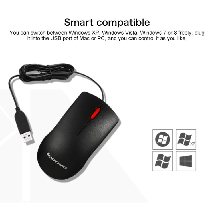 原裝聯想 M120 Pro 大紅點有線鼠標