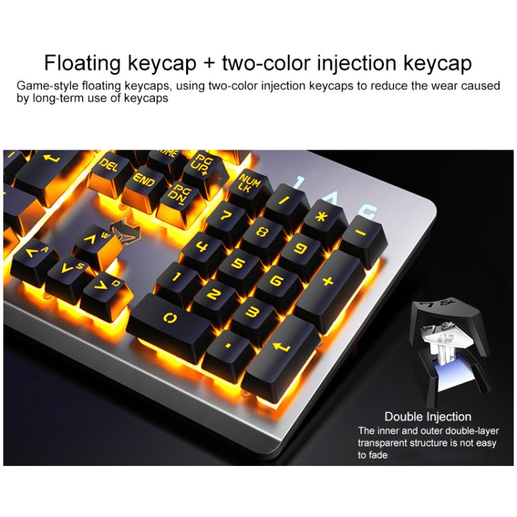 銀雕 K002 USB机械手感彩光鍵盤有聲鼠標耳機套裝 , RGB Backlight /  Black, RGB Backlight / Silent / Black, Orange Backlight / Black, RGB Backlight / White