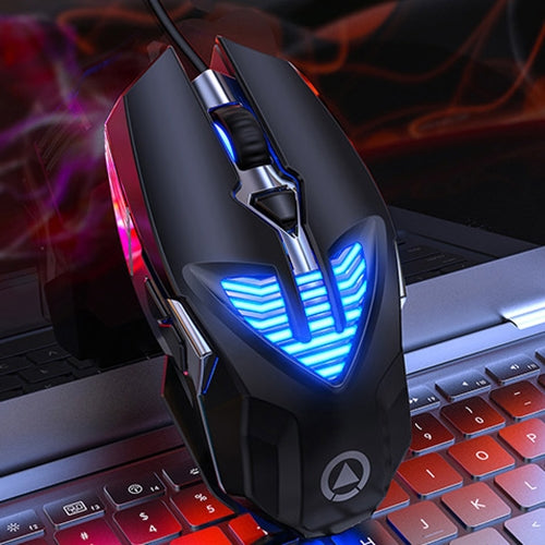 銀雕 G4 3200DPI 4檔可調 7鍵RGB發光宏編程電競遊戲鼠標