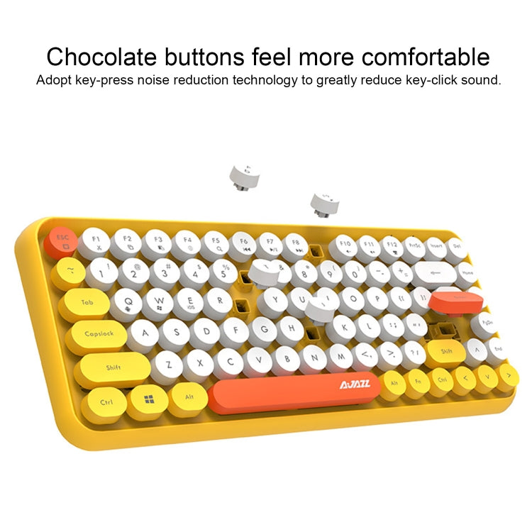 黑爵 308I 平板手機台式電腦家用辦公無線鍵盤