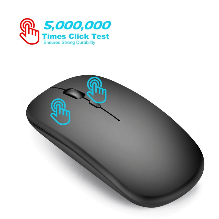 HXSJ M80 2.4GHz 無線1600DPI三擋可調節光電靜音鼠標  , Black, Grey, Gold, Rose Gold, Silver, White