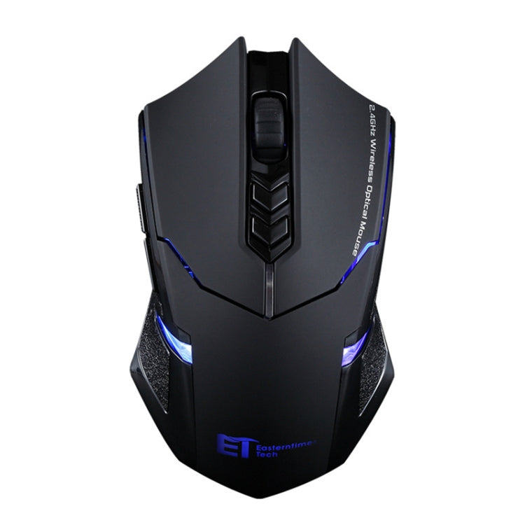 ET X-08 7鍵 2400DPI 2.4G無線炫彩背光靜音遊戲鼠標