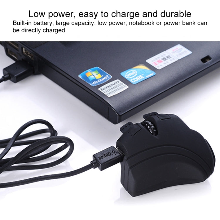 GM306DM 藍牙+2.4GHz 雙模式懶人手指環鼠標 可充電無線鼠標