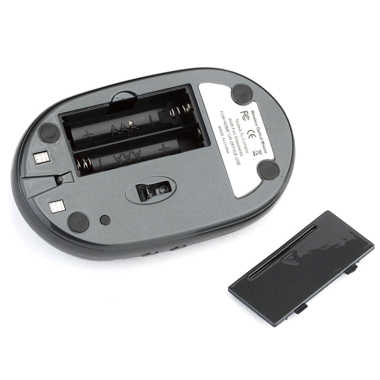 MZ-012 2.4G 無線充電光電鼠標，帶3口USB HUB