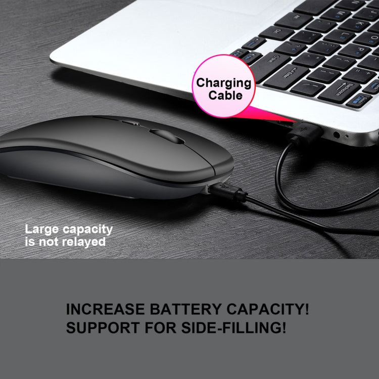 HXSJ M90 2.4GHz 超薄靜音雙模無線藍牙筆記本台式辦公鼠標