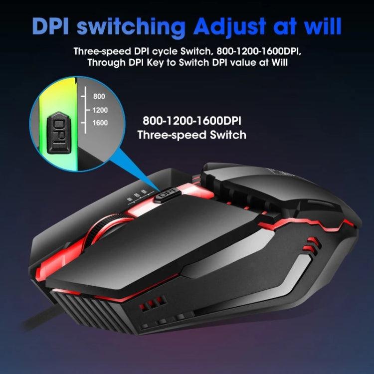 ZGB K3 USB RGB 流光有線遊戲鼠標