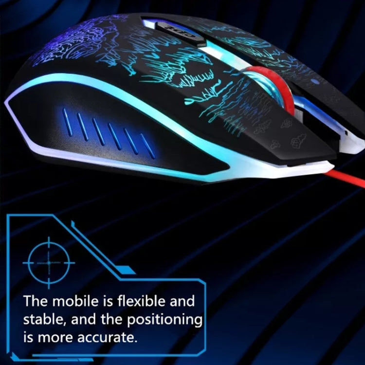 ZGB T9 USB有線電競背光遊戲鼠標